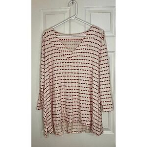 NWT L New Directions long sleeved blouse